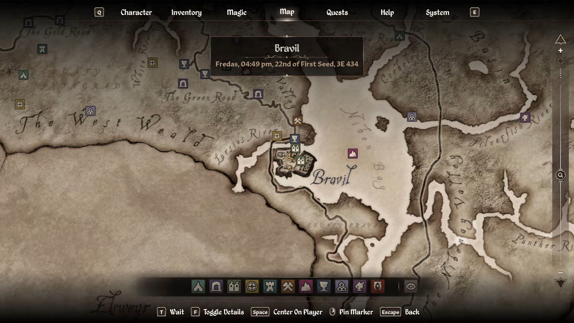 Bravil Recommendation quest whereabouts in Oblivion Remastered (Image via Bethesda Softworks || YouTube/@Kibbles Gaming)